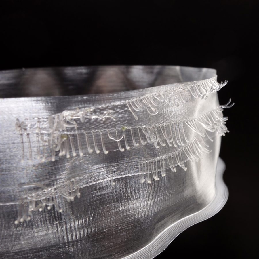 "Poilu" research made with translucent PLA by bold Lab on "Dood" 3D printer by Dood Studio and bold - www.bold-design.fr