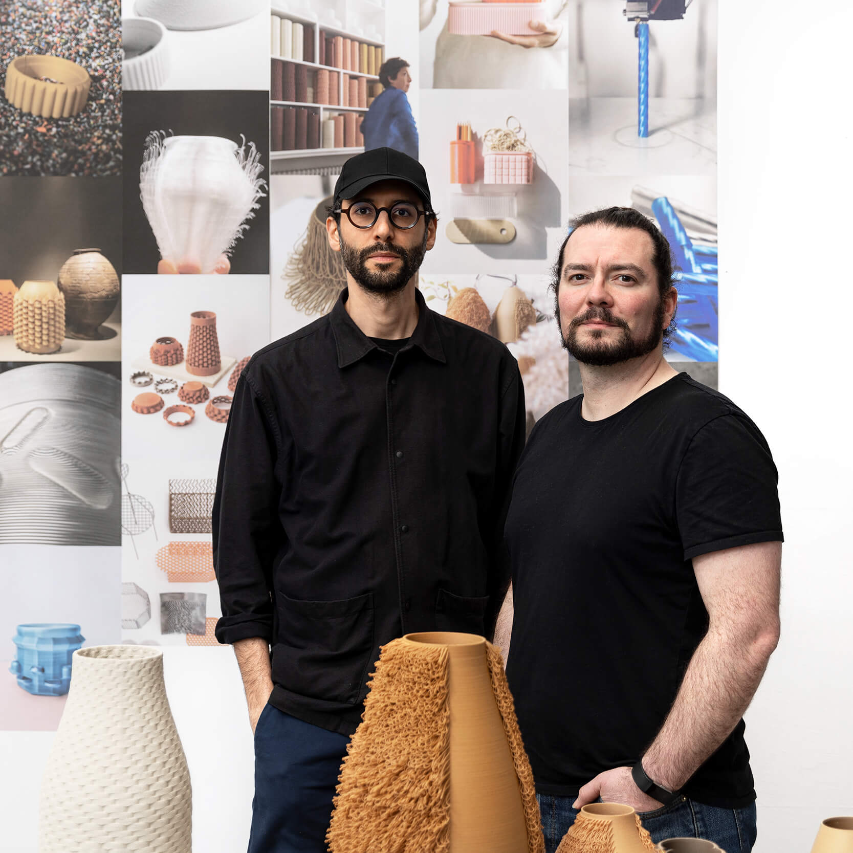 Portrait bold dans expo Dialogues